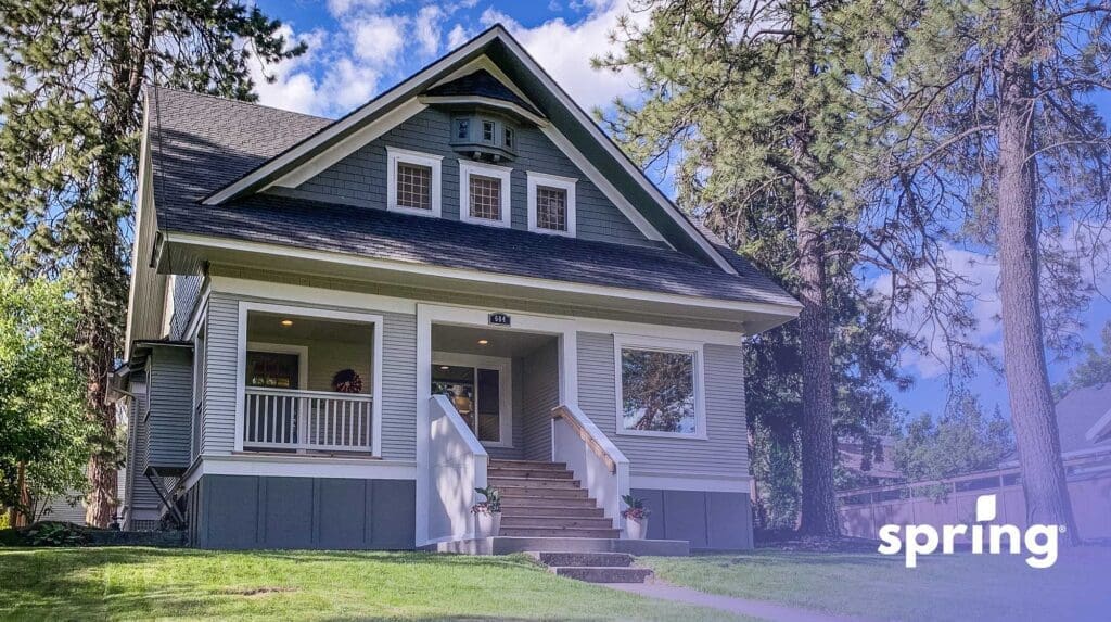 Suburban home showing average property tax in Canada