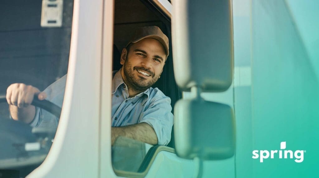 Man with AZ license driving truck in Ontario