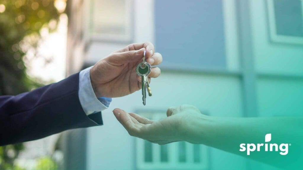 Home keys being handed to new owner
